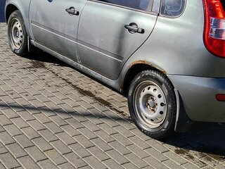2011 Lada (ВАЗ) Kalina I, серый, 230000 рублей, вид 4