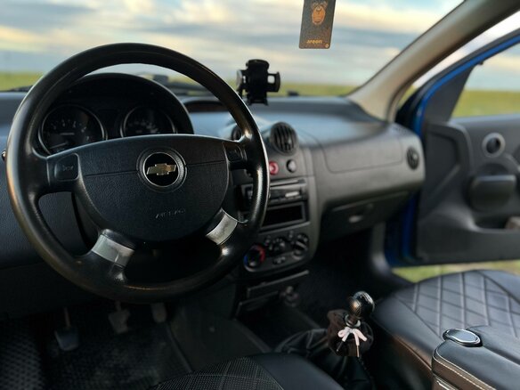 2007 Chevrolet Aveo I, синий, 430000 рублей - вид 29