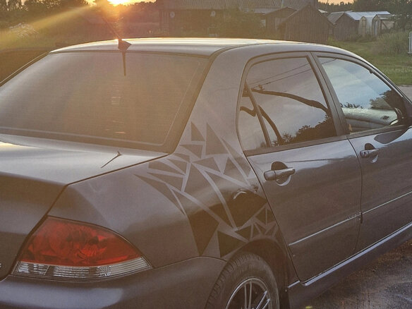 2006 Mitsubishi Lancer IX Рестайлинг, серый, 300000 рублей - вид 6