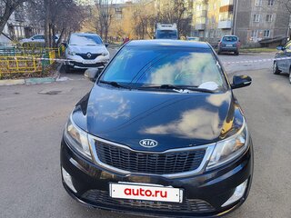 2012 Kia Rio 4-speed III, чёрный, 1120000 рублей, вид 1