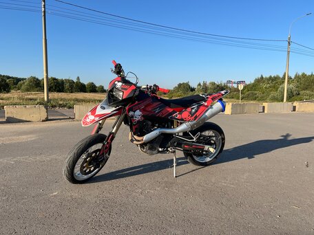 2007 Husqvarna SM 610, красный, 360000 рублей, вид 4