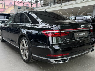 2018 Audi A8 Long 55 TFSI IV (D5), чёрный, 5600000 рублей, вид 4