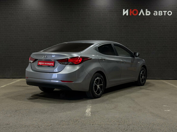 2013 Hyundai Elantra V (MD) Рестайлинг, серый - вид 4