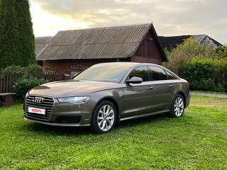 2015 Audi A6 IV (C7) Рестайлинг, серый, 1990000 рублей, вид 1