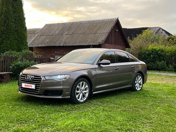 2015 Audi A6 IV (C7) Рестайлинг, серый, 1990000 рублей