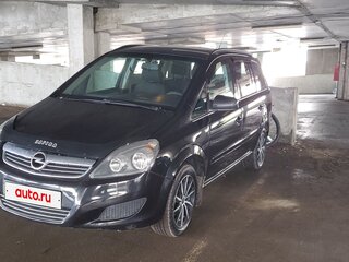 2012 Opel Zafira B Рестайлинг, чёрный, 960000 рублей, вид 2