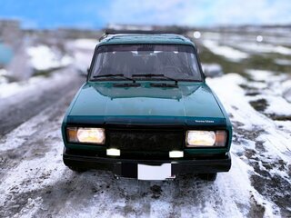 2006 Lada (ВАЗ) 2107, зелёный, 200000 рублей, вид 3