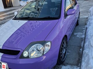 2002 Toyota Corolla Runx IX (E120, E130), белый, 760000 рублей, вид 2