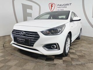 2017 Hyundai Solaris II, белый, 1274000 рублей, вид 1