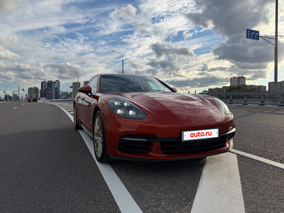 2020 Porsche Panamera 4 II, оранжевый, 8300000 рублей - вид 3