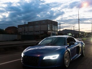 2011 Audi R8 V10 I (Typ 42), синий, 5700000 рублей, вид 3