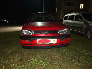 1994 Volkswagen Golf III, красный, 115000 рублей, вид 4