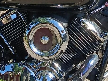 2002 Yamaha XVS1100, чёрный, 460000 рублей, вид 4