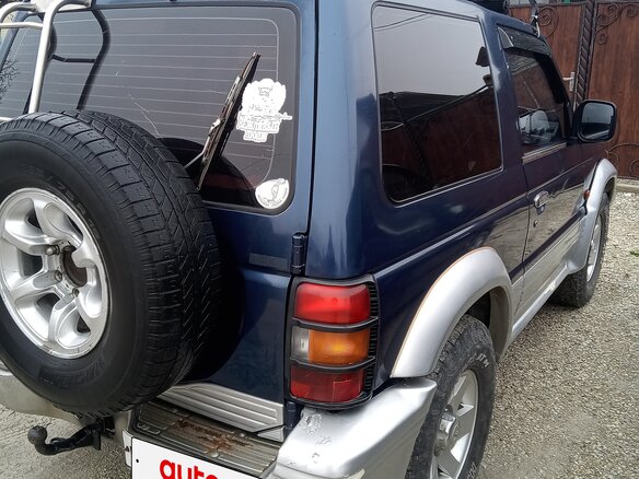 1991 Mitsubishi Pajero II, синий, 700000 рублей - вид 7