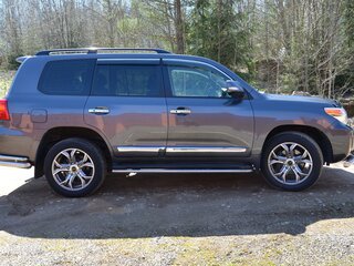 2012 Toyota Land Cruiser 200 Series Рестайлинг 1, серый, 4500000 рублей, вид 4