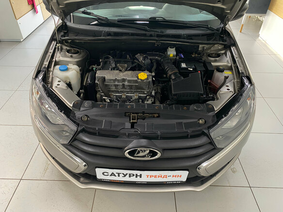 2021 Lada (ВАЗ) Granta I Рестайлинг, серебристый, 599000 рублей - вид 10