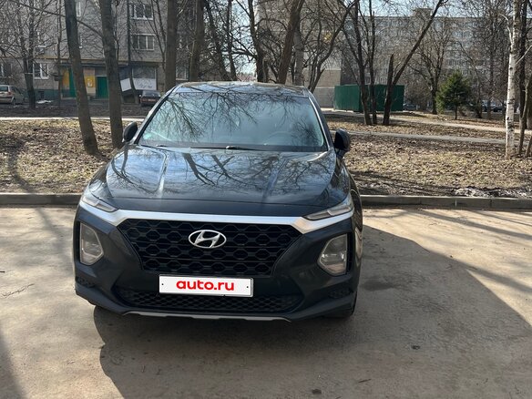 2018 Hyundai Santa Fe IV, чёрный, 2901000 рублей