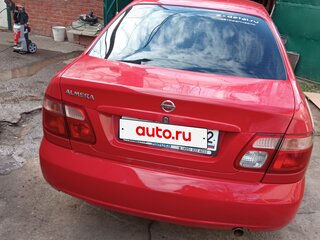 2004 Nissan Almera II (N16) Рестайлинг, красный, 390000 рублей, вид 3