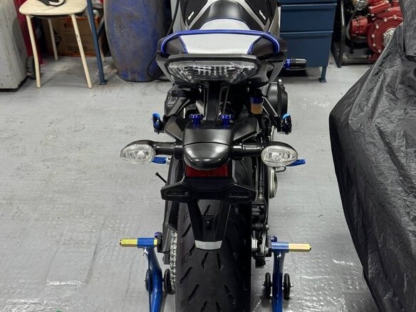 2015 Yamaha MT-09 (FZ-09), синий, 800000 рублей - вид 15