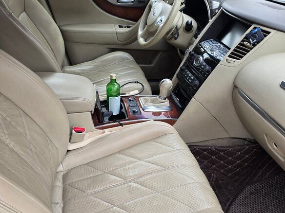 2011 Infiniti FX FX37 II (S51) Рестайлинг, коричневый - вид 9