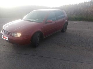 1998 Volkswagen Golf IV, красный, 150000 рублей, вид 2