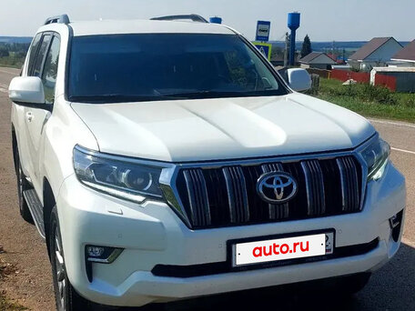 2019 Toyota Land Cruiser Prado 150 Series Рестайлинг 2, белый, 5200000 рублей, вид 2