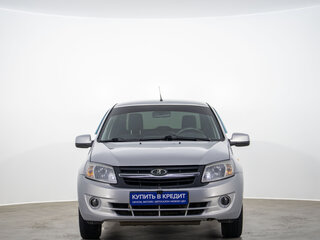 2013 Lada (ВАЗ) Granta I, серебристый, 429000 рублей, вид 2