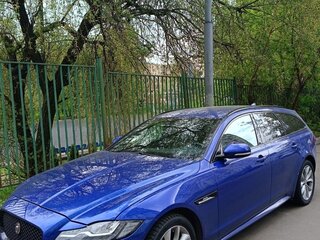 2019 Jaguar XF II, синий, 3250000 рублей, вид 1