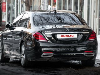 2019 Mercedes-Benz S-Класс 450 Long VI (W222, C217) Рестайлинг, чёрный, 7500000 рублей, вид 4