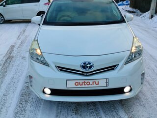 2014 Toyota Prius Alpha I (ZVW40/41), белый, 1659000 рублей, вид 1