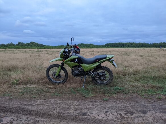 2021 Motoland Enduro 250, зелёный, 115000 рублей