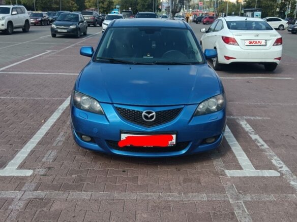 2006 Mazda 3 I (BK), синий, 600000 рублей