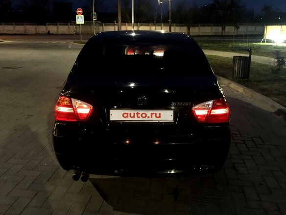 2007 BMW 3 серии 325i V (E90/E91/E92/E93), чёрный, 1300000 рублей - вид 3