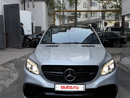 2016 Mercedes-Benz GLE AMG 63 AMG I (W166), серебристый, 3750000 рублей, вид 4