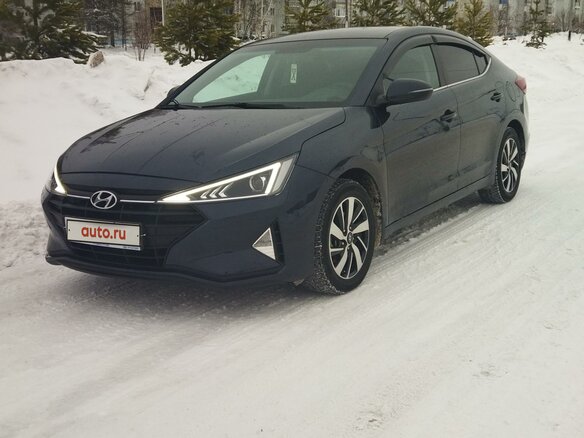 2019 Hyundai Elantra VI (AD) Рестайлинг, синий, 1835000 рублей - вид 12