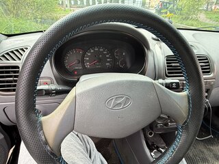 2007 Hyundai Accent ТагАЗ II, чёрный, 290000 рублей, вид 5