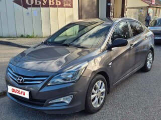 2015 Hyundai Solaris I Рестайлинг, серый, 850000 рублей, вид 5