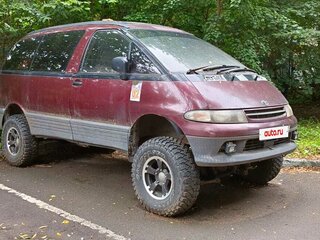 1995 Toyota Estima Emina I, пурпурный, 350000 рублей, вид 2