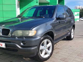 2002 BMW X5 3.0i I (E53), серый, 1050000 рублей, вид 2