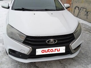 2019 Lada (ВАЗ) Vesta I, белый, 600000 рублей, вид 1