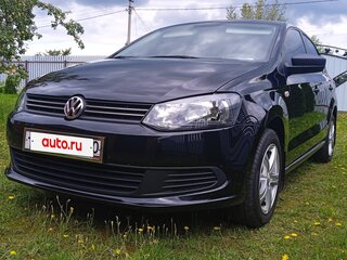 2013 Volkswagen Polo V, чёрный, 1300000 рублей, вид 1