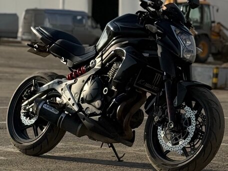 2012 Kawasaki ER-6N, чёрный, 490000 рублей, вид 3