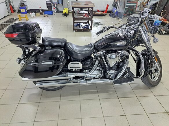2007 Yamaha XV 1700 Road Star, чёрный, 850000 рублей - вид 5