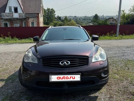 2009 Infiniti EX35 I (J50), пурпурный, 1500000 рублей, вид 2