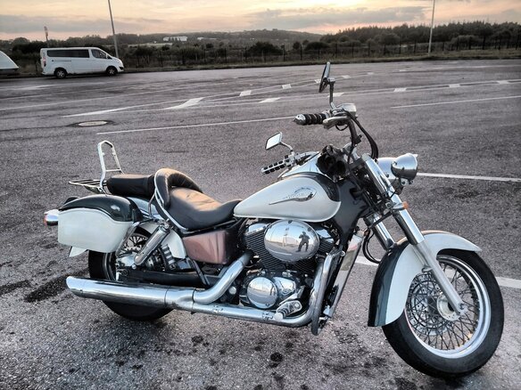 1998 Honda Shadow 750, белый, 370000 рублей