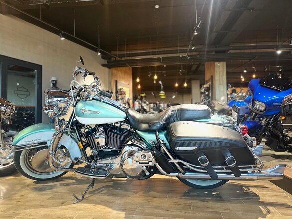 2002 Harley-Davidson Road King, зелёный, 1250000 рублей - вид 5