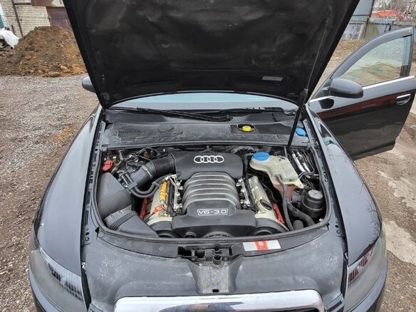 2006 Audi A6 III (C6), чёрный - вид 1