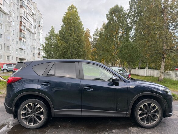 2017 Mazda CX-5 I Рестайлинг, синий, 1790000 рублей - вид 5