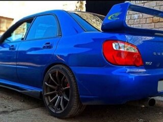 2005 Subaru Impreza WRX II Рестайлинг 1, синий, 1150000 рублей, вид 2