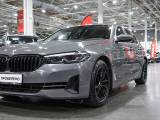 2021 BMW 5 серии 520i VII (G30/G31/G38) Рестайлинг, серый, 2780000 рублей, вид 4